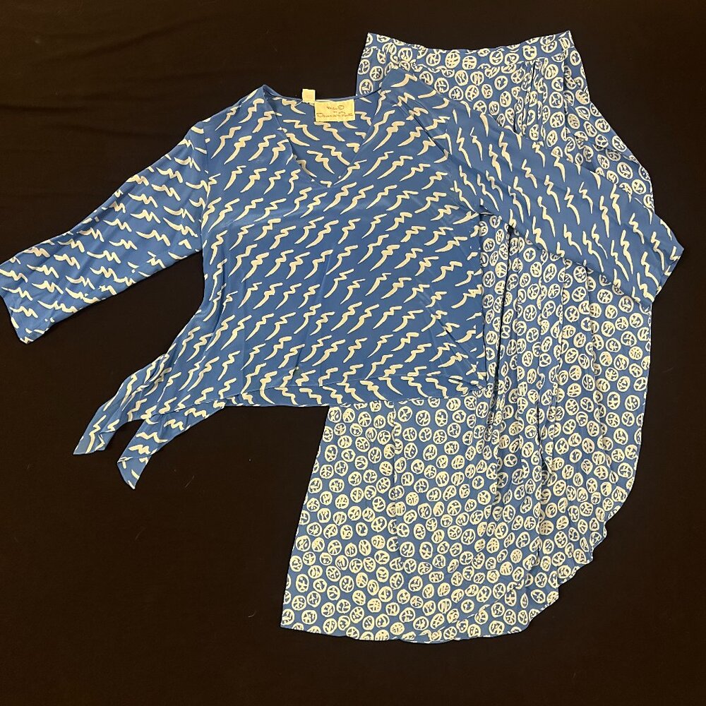 Vintage Silk Oscar de La Renta
